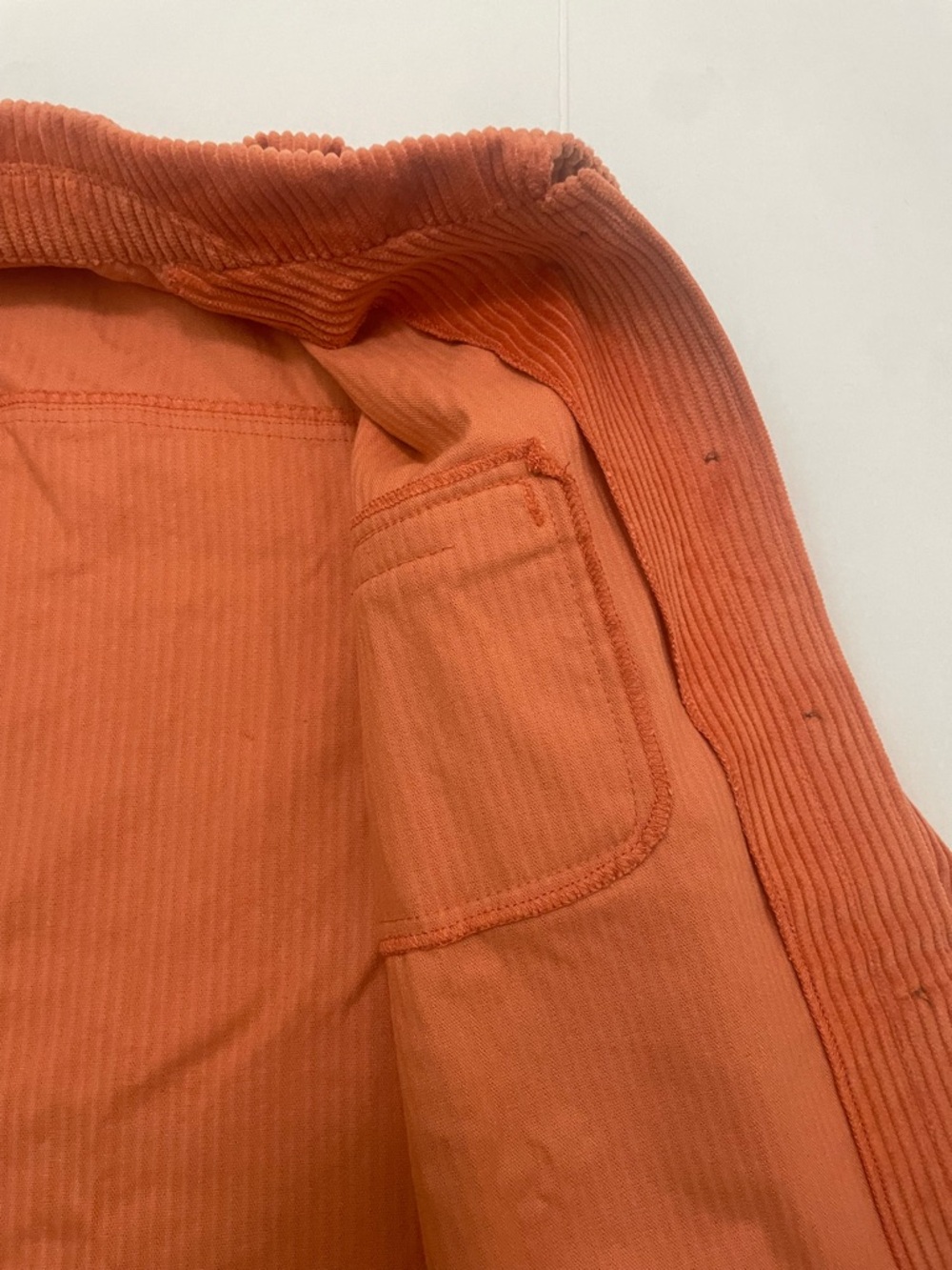 Appleseed's Orange Corduroy Button Jacket NWT sz PXL - Picture 8 of 12